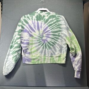 Elevenparis Womens Cropped Tie Dye Sweatshirt‎